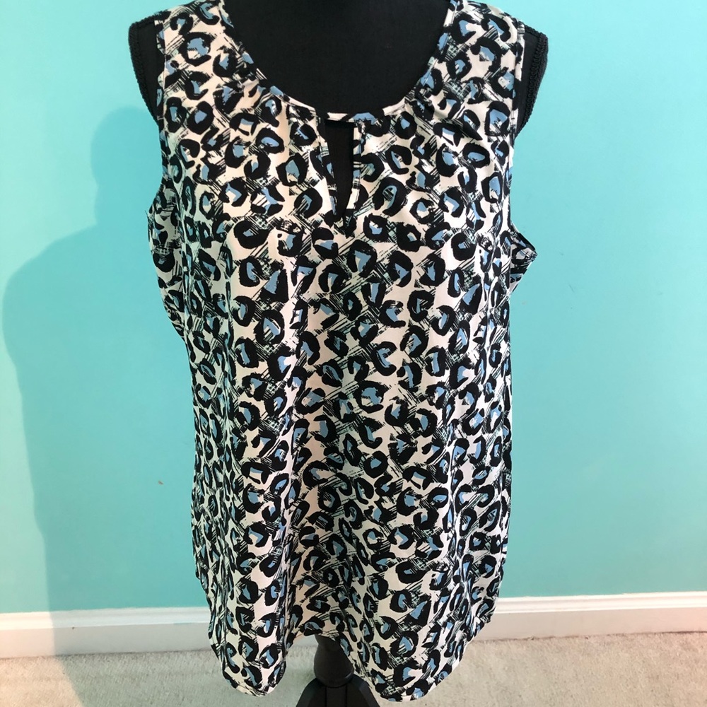EUC Banana Republic Animal Print Sleeveless Tunic